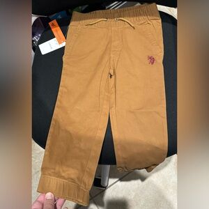 NWT US POLO ASSN. FLEX TWILL LITTLE BOYS PANTS